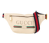 Logo Waist Bag, &pound;450, Handbags, White, Leather, Front view